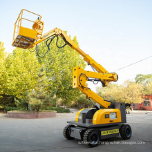 12m telescopic cherry picker hydraulic boom lift aerial work platform price